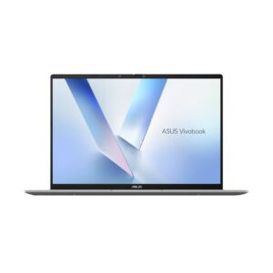 ASUS Vivobook 16 X1607CA-MB059 Copilot+ PC Intel Core Ultra 5 225H Knyginis kompiuteris 40,6 cm (16") WUXGA 16 GB DDR5-SDRAM 512 GB SSD Wi-Fi 6 (802.11ax) No OS Sidabras