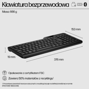 HP 475 Dual-Mode Wireless Keyboard - Image 2
