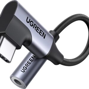 Adapteris USB C kampinis kištukas - 3.5mm stereo lizdas CM991 UGREEN