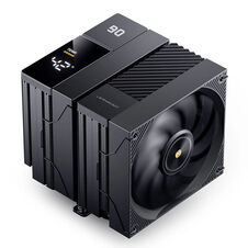 Jonsbo CC90 CPU-Kühler, Dual-Tower, 130mm PWM-Lüfter, Segmentanzeige - juodos spalvos