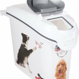 CURVER MAISTO LAIKYMO DĖŽĖ 12KG 35L /IML SIDABRINĖ - Image 1