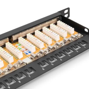 Digitus DN-91624S-SL-SH komutacinė panelė 0.5U - Image 2