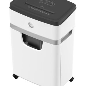 HP OneShred 12MC dokumentų naikiklis Smulkinimas itin mažais gabalėliais 65 dB 22 cm Balta - Image 1