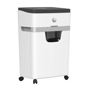 HP OneShred 12MC dokumentų naikiklis Smulkinimas itin mažais gabalėliais 65 dB 22 cm Balta - Image 2