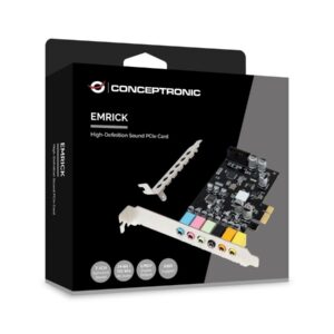 Conceptronic EMRICK15B garso plokštė Vidinis 7.1 kanalai PCI-E x1 - Image 3