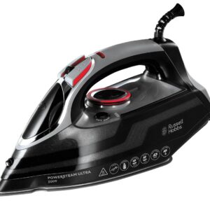 Russell Hobbs 20630-56 lygintuvas Sauso ir garų tipo lygintuvas Keraminis padas 3100 W Juoda, Pilka