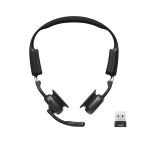 SHOKZ C610-AA-BK Ausinės be mikrofono ir ausinės su mikrofonu Laisvų rankų įranga Bevielis Ausinės su kabliukais Biuras / skambučių centras USB A tipo Bluetooth Juoda - Image 1