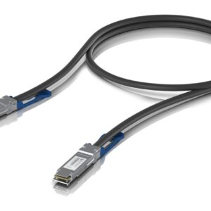 Ubiquiti UACC-DAC-QSFP28-0.5M „InfiniBand“ arba pluoštinis optinis kabelis 0,5 m Juoda