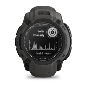 Garmin Instinct 2X Solar 2,79 cm (1.1") MIP 50 mm Skaitmeninis 176 x 176 pikseliai Lietimui jautrus ekranas Grafitas GPS (palydovinis) - Image 2