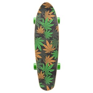 Meteor Cannabis žalia-ruda-oranžinė riedlentė 22595 - Image 2