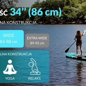 Deska SUP SKATINGER Octopus 335x86x15 cm Allround - Image 2