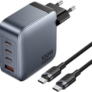 Vention 100 W įkroviklis 1xUSB-A 3xUSB-C + kabelis
