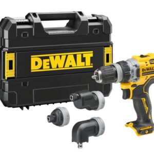 DEWALT AKUMULIATORINIS SUKTUVAS 12V DCD703NT 57/25Nm KEIČIAMOS GALVUTĖS TSTAK