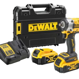 DEWALT SMŪGINIS VERŽLIASUKIS 1/2" 18V DCF921P2T 406Nm 2x5,0Ah ŽIEDAS TSTAK