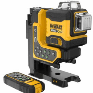 DEWALT LINIJINIS LAZERIS 18V DCLE34035B 80m 3x360° ŽALIAS