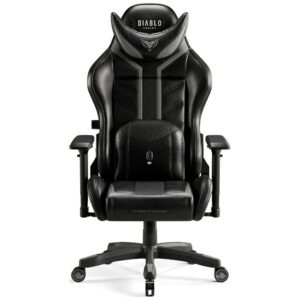 Žaidimų kėdė Diablo Chairs X-Ray 2.0 King Size juodos spalvos-pilkos spalvos - Image 1