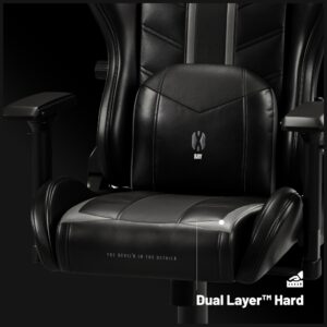 Žaidimų kėdė Diablo Chairs X-Ray 2.0 King Size juodos spalvos-pilkos spalvos - Image 7