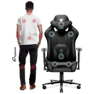 Žaidimų kėdė Diablo Chairs X-Player 2.0 King Size juodos spalvos - Image 3