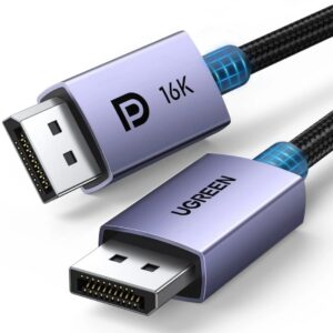 Kabelis DisplayPort DP - DP 2.1 16K@60Hz 2m 80Gbps DP131 UGREEN - Image 1