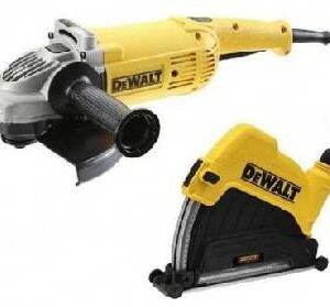 DEWALT KAMPINIS ŠLIFUOKLIS 230mm/2200W DWE492GK SU APSAUGA BETONO PJOVIMUI