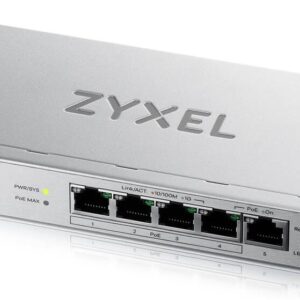 Zyxel GS1200-5HPV3 Valdomas L2 Gigabit Ethernet (10/100/1000) Maitinimas per Eternetą (PoE) Desktopas Pilka - Image 1