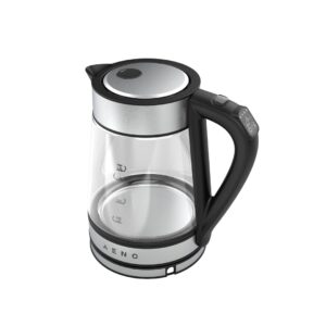AENO EK1S elektrinis virdulys 1,7 L 2200 W Juoda, Sidabras, Permatomas - Image 2