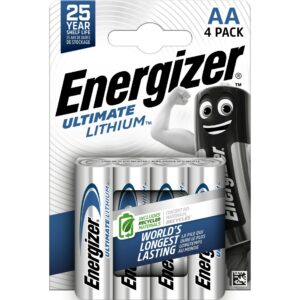 Ličio baterija FR6 (AA) L91 1.5V 3500mAh ENERGIZER (4vnt pakuotėje)
