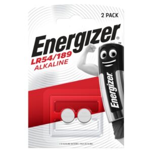Šarminė baterija LR54 (189, V10GA, D189A, LR1130, L1131)) 1.5V 66mAh Alkaline Energizer 2vnt pakuotėje