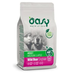 OASY One animal protein Medium & Large Wild boar Mono - sausas maistas šunims - 10kg