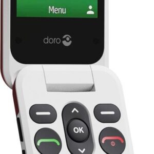 Doro Leva E22 7,11 cm (2.8") 127,8 g Raudona, Balta Bazinis telefonas - Image 3