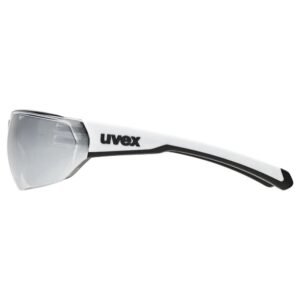 UVEX Equate dviračių akiniai White Matt/Mir.Silver - Image 2