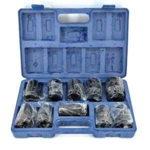 SILVER SMŪGINIŲ GALVUČIŲ RINKINYS 1" 10 vnt. 17-41mm