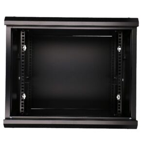 Extralink 9U 600X450 WALL-MOUNTED RACKMOUNT CABINET BLACK Sieninis stovas Juoda - Image 2