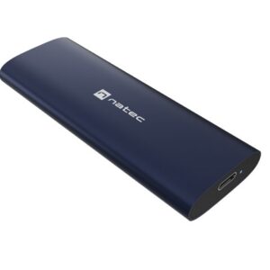 IŠORINIS SSD DĖKLAS NATEC RHINO M.2 NVME LITE USB-C 3.2 GEN 2 STEEL NAVY
