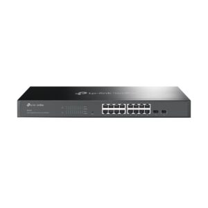 TP-Link Omada SG2218 tinklo komutatorius Valdomas L2/L2+ Gigabit Ethernet (10/100/1000) 1U Juoda