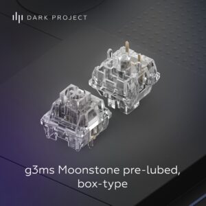 Dark Project Tamsus projektas ALU87B Bushido, G3MS Moonstone Switch, JAV klaviatūra Namams / biurui QWERTY Anglų - Image 2