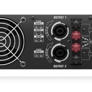 Behringer EP2000 garso stiprintuvas Pasirodymai / scena Juoda - Image 3