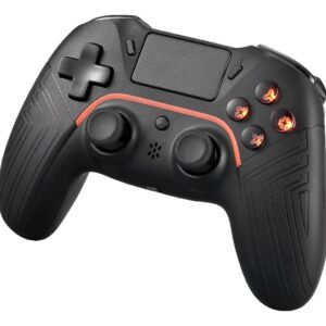 Deltaco Gaming GAM-139 žaidimų valdiklis Juoda Bluetooth/USB Žaidimų pultelis Skaitmeninis Android, PC, PlayStation 4 - Image 1