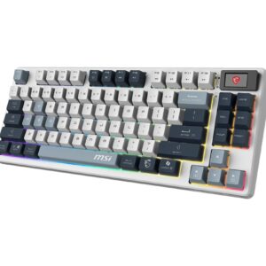 MSI FORGE GK600 TKL WIRELESS SKY klaviatūra Žaidimams USB + Bluetooth QWERTY Anglų (JK) Mėlyna, Balta - Image 3