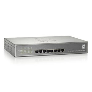 LevelOne GEP-0822 tinklo komutatorius Gigabit Ethernet (10/100/1000) Maitinimas per Eternetą (PoE) Pilka - Image 2