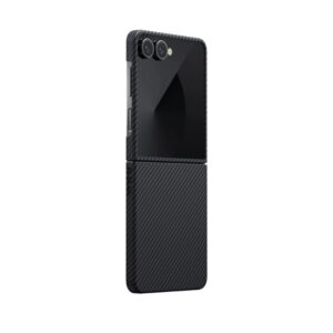 Pitaka Ultra-Slim dėklas, Black/Grey - Samsung Galaxy Z Flip 7 - Image 3