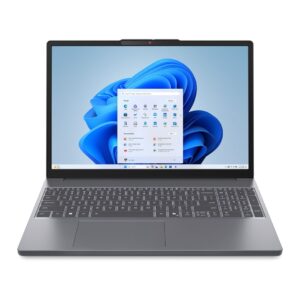 „Lenovo IdeaPad Slim 3“ 15ARP10 „Ryzen 5 150“, 15,3 colių WUXGA IPS (300 nits, 60 Hz, AG), 16 GB DDR5 4800, 512 GB SSD, „Radeon 660M“ vaizdo plokštė, 720p kamera, 50 Wh, be operacinės sistemos, „Luna Grey“ spalva - Image 2