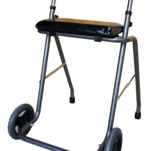 Dviejų ratų vaikštynė su sėdyne RF-651/CZA REHAFUND, juoda - Image 1