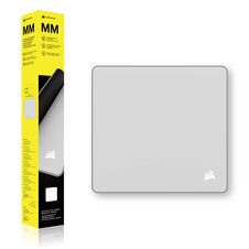 CORSAIR MM Gaming-Mauspad, Stoffoberfläche, Anti-Fray-Kanten - grau, M