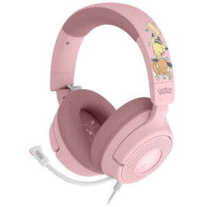 Razer Kraken V4 X Pokémon Edition Gaming Headset, USB-C, 40 mm - Pikachu/Eevee - Image 1