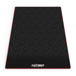 Nitro Concepts Floor Mat for Sim Racing Rigs, 150 x 75 cm, Non-Slip - Black