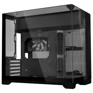 Lian Li O11 Vision-M PC-Gehäuse, Micro-ATX, Tempered Glass - juodos spalvos