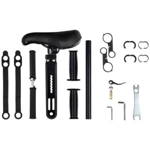Child Bicycle Seat WILDMAN C1 for frame juodos spalvos - Image 7