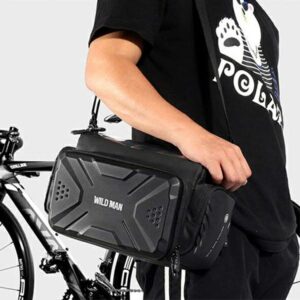 WILDMAN GS6 bike frame bag bike holder juodos spalvos - Image 7