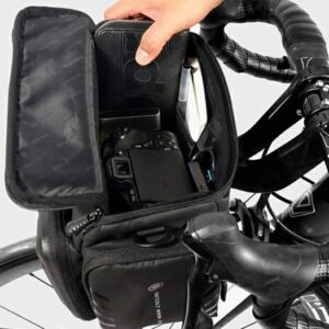 WILDMAN GS6 bike frame bag bike holder juodos spalvos - Image 8